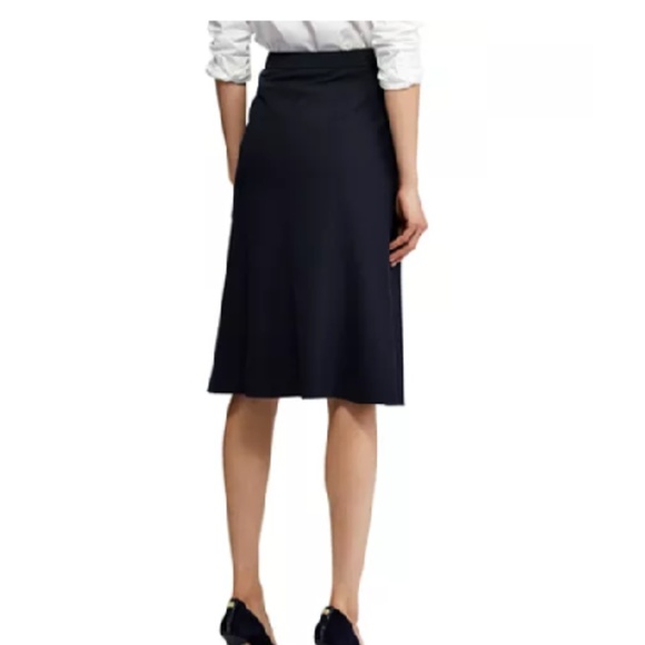 NWT!! Ralph Lauren- Navy - Fit and Flare Skirt - Picture 1 of 2